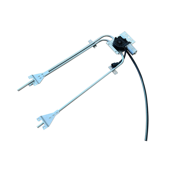 玻璃升降器 Front Left Driver Side Power Window Regulator w/ Motor Fit for Freightliner Cascadia with Motor Bolt On Electric Steel Plastic A18-67226-002 A18-27226-000-3