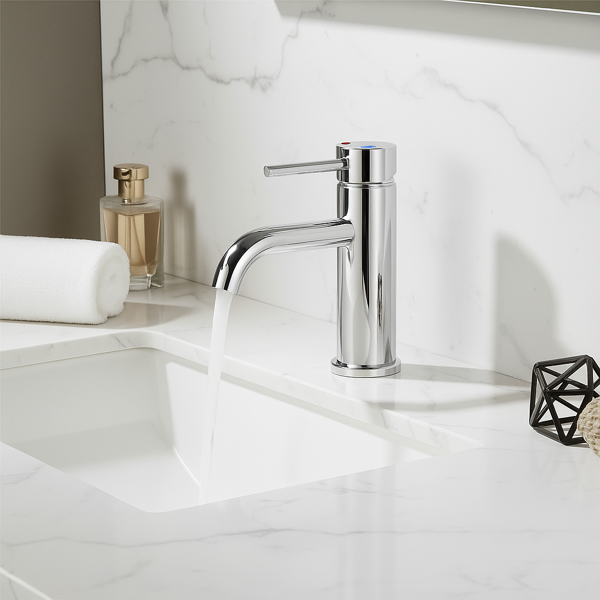 单柄浴室水龙头卫生间水龙头不锈钢单孔T10，铬【周末不发货，TK/TEMU订单仅支持自提】-4