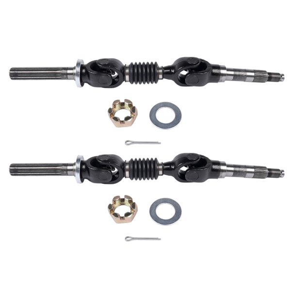 驱动轴 2Pcs Rear Axle Fits for Kubota RTV900 1100 1140 CPX Orange 4x4 All Years-4