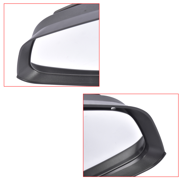 后视镜 2Pcs White Power Door Mirrors with Memory Heated Fits for Tesla Y 2020-2023 1594112-00-C 1594111-00-C-10