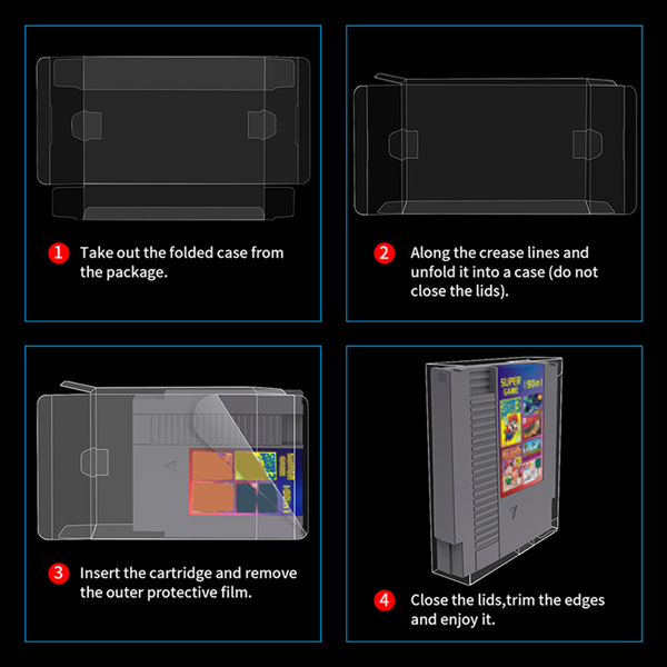 游戏卡保护盒 NES Cartridge Protector 8 bit 5个（tk/temu下自提）（周末不发货）-4