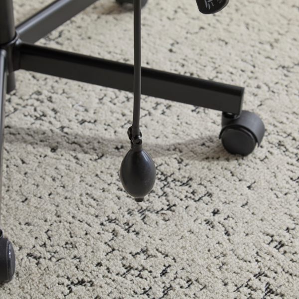 翻转式后背内置动态气囊腰靠十字交叉腿办公椅，宽座办公桌椅带翻转扶手与轮子，现代家用办公室梳妆台橙色十字交叉腿椅-21