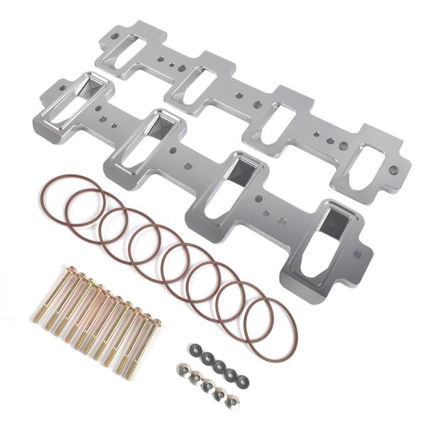 进气歧管垫片 Intake Manifold Adapters Fit for LS Cathedral Port Cylinder Head to Rectangle Port Chevrolet Corvette Camaro SS Pontiac G8 GXP 551316-5