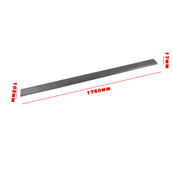 刀板 Cutting Edge Bucket Hardened Unpainted 30MnB Silver Fits for Skid Steer Loader 66"x4"x1/2"-6