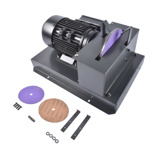 磨刀机 Blade Sharpener 500W w/ 7" Grinding Wheel 60-Grit Ceramic Sandpaper & Bracket-4