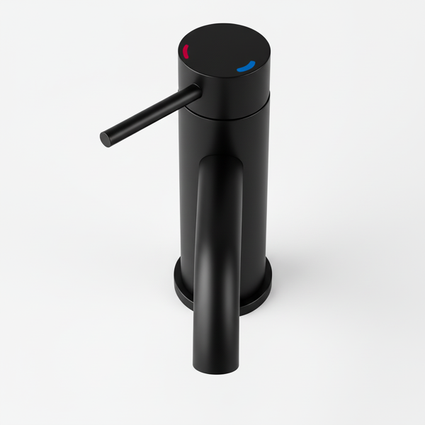 单柄浴室水龙头卫生间水龙头不锈钢单孔T10，哑光黑色【周末不发货，TK/TEMU订单仅支持自提】-2