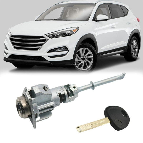 适用于现代Ix35安全新车门锁芯，带1个钥匙维修套件-1