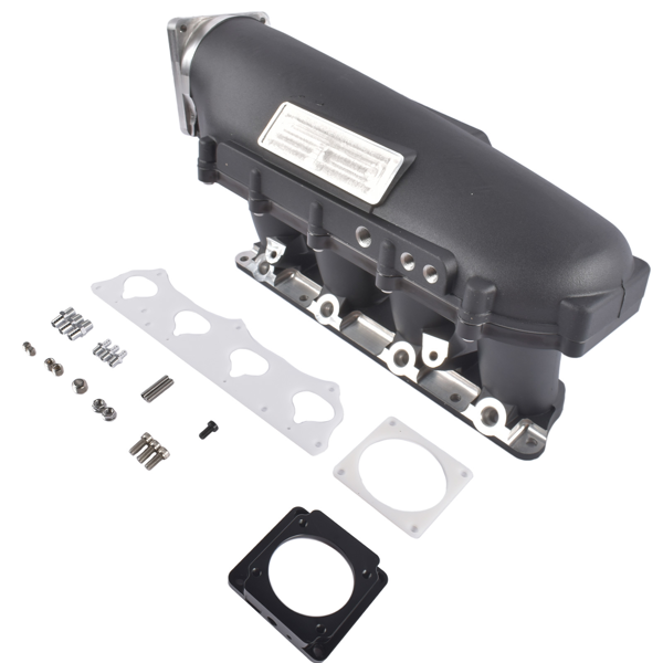 进气歧管 Ultra Race Intake Manifold Black Replacement for Honda Civic Si 2002-2005, Acura RSX TSX 2002-2006 K20A2-2