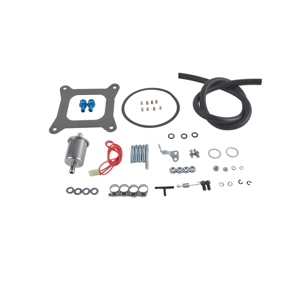 化油器 BR-67256 670CFM Street Carburetor Electric Choke Vacuum Secondary Aluminum 4-Barrel Square Bore-10