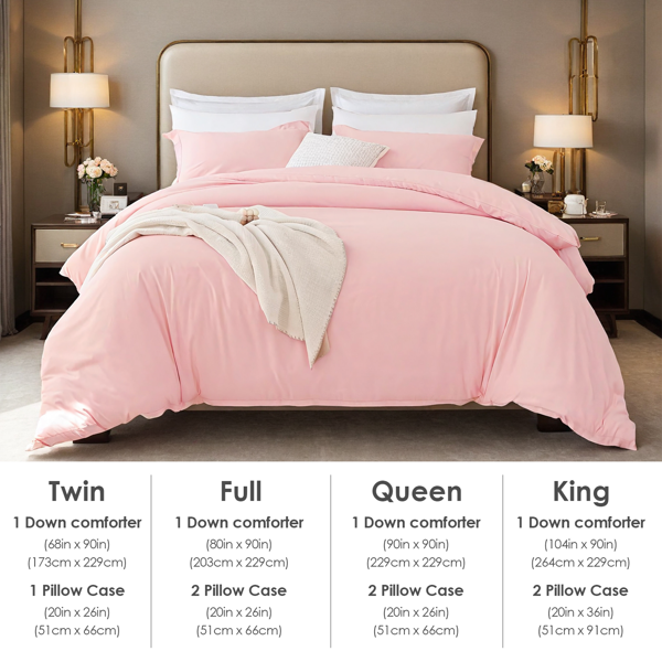 大码被套套装，包含一只被套两只枕套，透气柔软优质高品质，波西米亚风格，轻奢酒店简约卧室民宿通用，圣诞节礼物-3