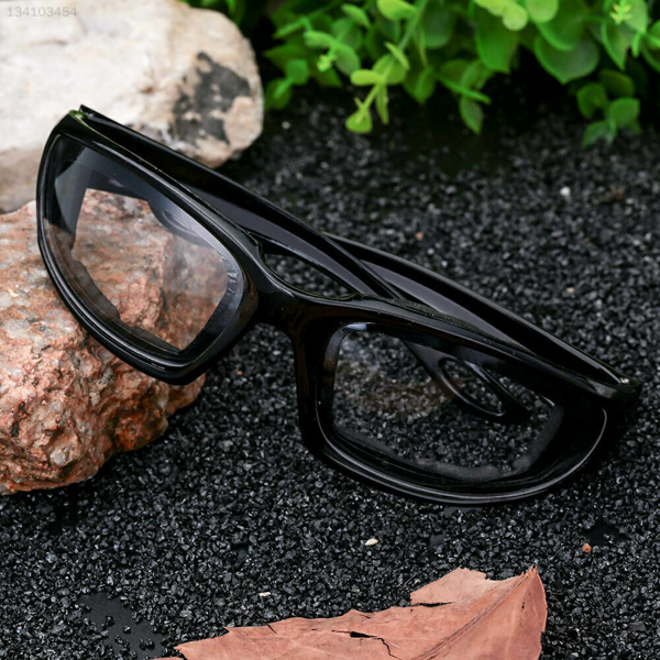 1副户外运动摩托车/自行车/骑行眼镜抗风护眼运动护目镜自行车眼镜太阳镜透明色(物流仅支持发USPS，TK/TEMU仅自提)-6