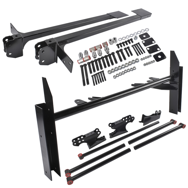 连杆 Rear Parallel 4-Link Kit Subframe Connectors Fit for Chevrolet Chevy II Nova 1962-1967-3