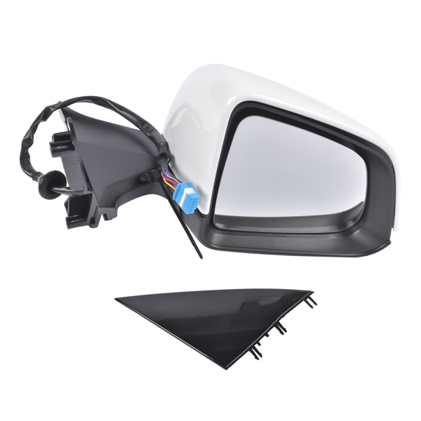 后视镜 Passenger Side Power View Mirror with Memory Heated White Fits for Tesla Model Y 2020-2023 1594112-00-C-1
