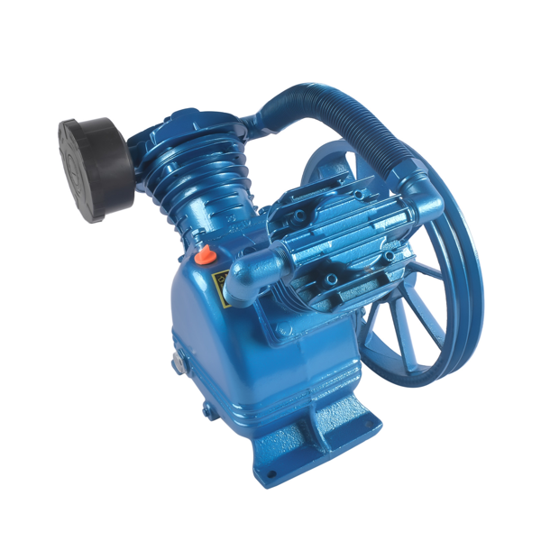 空气压缩机机头 175PSI 4KW 5.5HP Twin Cylinder Air Compressor Pump Head V Type Double Stage Aluminum Corded Electric 110V-6
