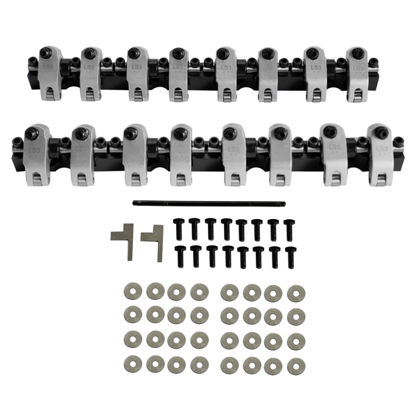摇臂 LS3 L92 Aluminum Gen III 1.7 Ratio Shaft Mount Roller Rocker Arms with Hardware No Self-Aligning Full Roller-1