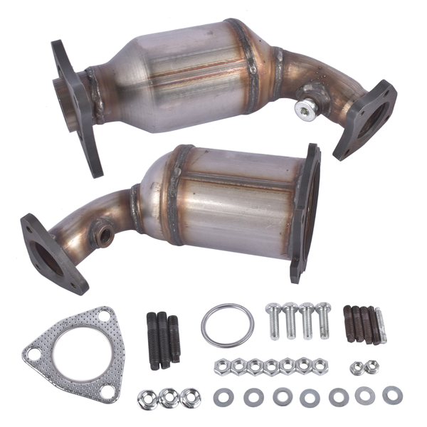 三元催化器 2Pcs Front Catalytic Converters Left and Right Fit for Nissan Altima 3.5L V6 16221 16222-7