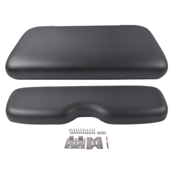 坐垫套装 Golf Cart Front Seat Bottom Cushion & Seat Back Replacement for EZGO TXT 1994-2013 71611-G02 71751-G01 71751-G04
