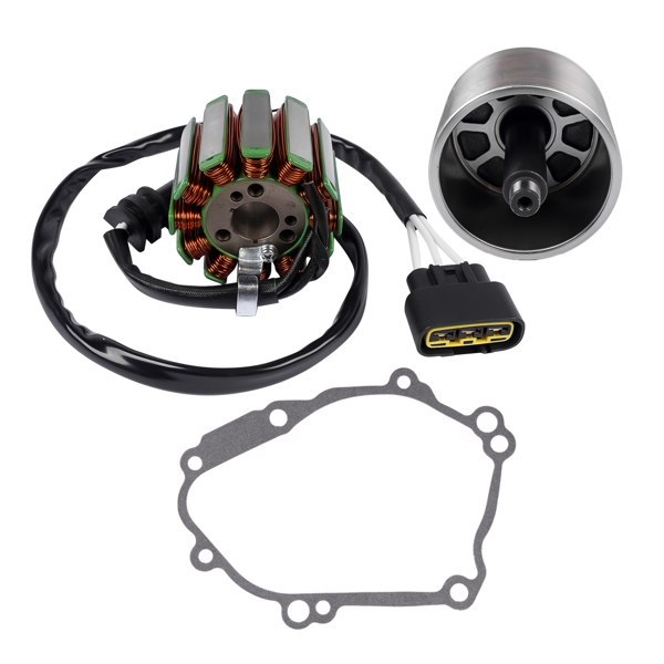 定子线圈和飞轮 Stator & Flywheel Gasket Fit for Yamaha YZF R1 50th Anniversary Limited Edition 2006-4
