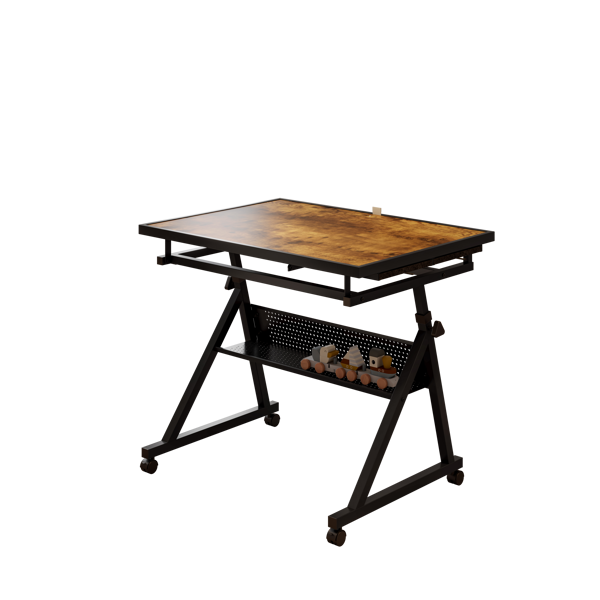 1500片拼图，金属桌面拼图板，成人礼品，带4个托盘（黑色）-3