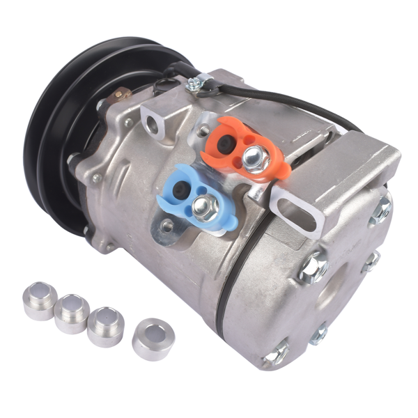 汽车空调压缩机 AC Compressor 24V 20Y-810-1260 20Y-979-6121 Fit for Komatsu PC160 PC450 10S15C R134a-2