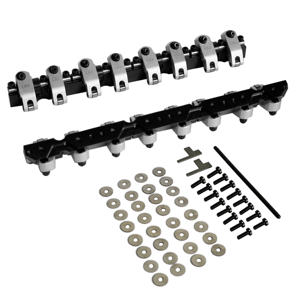 摇臂 LS3 L92 Aluminum Gen III 1.7 Ratio Shaft Mount Roller Rocker Arms with Hardware No Self-Aligning Full Roller-2