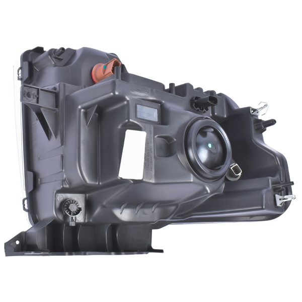 汽车大灯 Left Side HID/Xenon Chrome Projector Headlight Replacement for 2013-2014 Ford F-150 DL3Z13008AC FO2518120-10