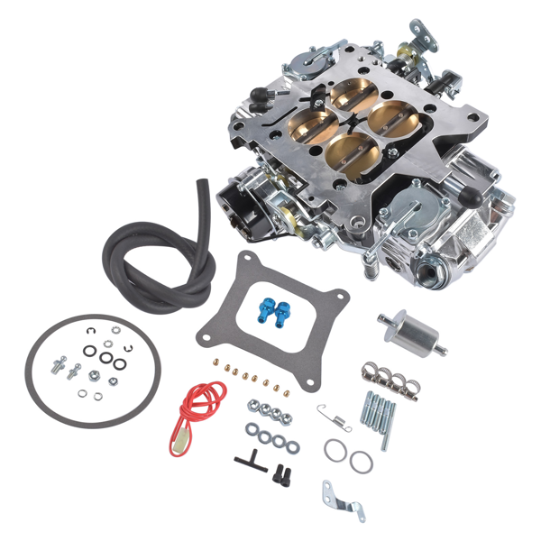 化油器 BR-67212 Street Carburetor Mechanical Secondary 650CFM Aluminum Gasoline 4Barrel Square Bore Black-6
