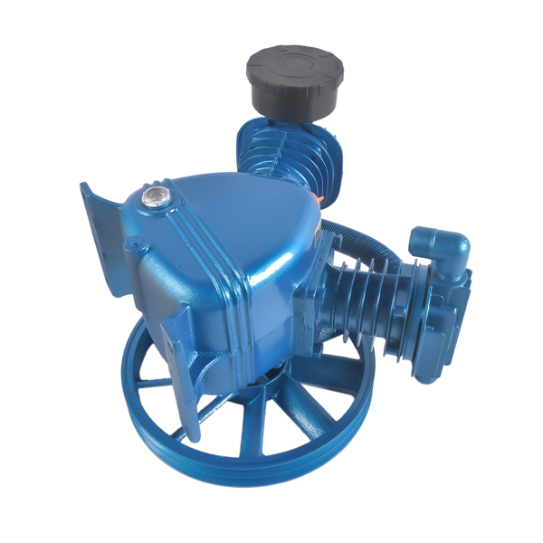 空气压缩机机头 175PSI 4KW 5.5HP Twin Cylinder Air Compressor Pump Head V Type Double Stage Aluminum Corded Electric 110V-5