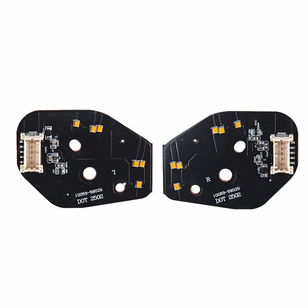 适用于 2023-2025 款福特 Ranger 的 Newjo 琥珀色 LED 日间行车灯大灯模块-4