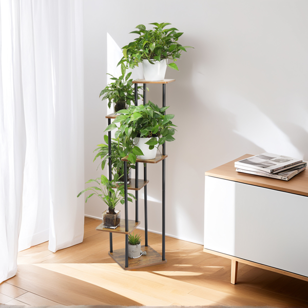 6层 铁木 116*30*30cm 铁木植物架-18