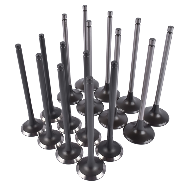 进排气门套装 Intake & Exhaust Valves Fit for Kia Optima Rondo 2006-2009 Hyundai Sonata 2006-2007 2.4L 2359CC L4 DOHC 2221225040 2221125000-7