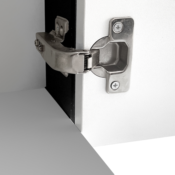 时尚现代电视柜，带34.2英寸非加热式电壁炉，高光泽娱乐中心，带2个柜子，适用于最大78英寸电视的媒体控制台，白色-24