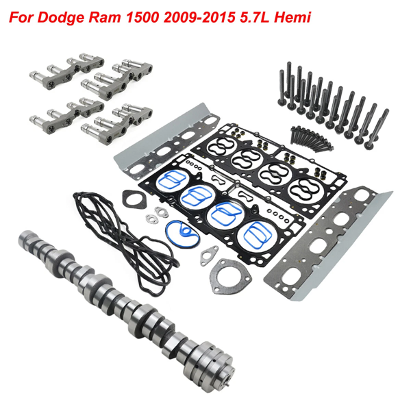 气缸套件 Hydraulic Lifters Camshaft Relacement Kit Replacement for 5.7L Hemi MDS Dodge Ram 1500 2009+ 53021726AE 53021726AD-6