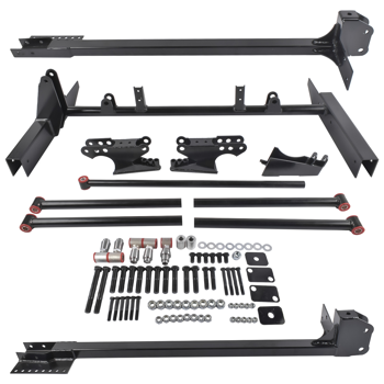 连杆 Rear Parallel 4-Link Kit Subframe Connectors Fit for Chevrolet Chevy II Nova 1962-1967