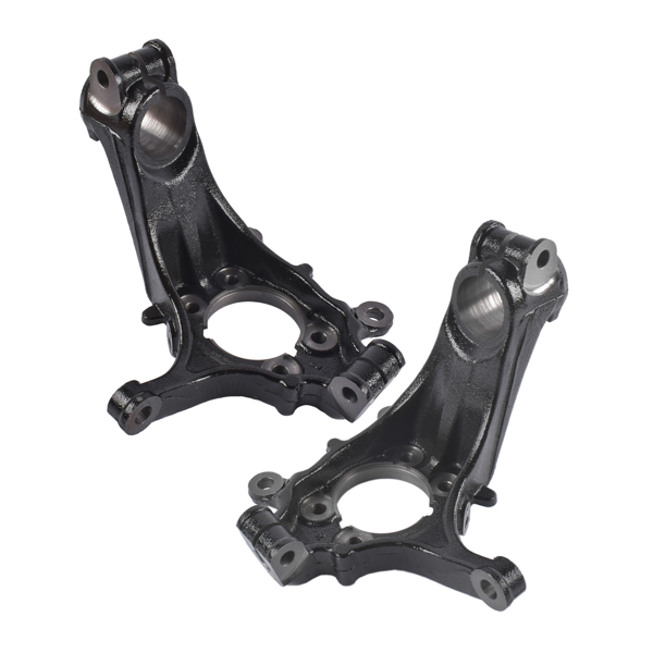 转向节 1 Pair Front Steering Knuckle Spindle Fit For Nissan Rogue 2.0L 2.5L L4 2014-2020 Black Metal 40015-4BA0A 400154BA0A 40014-4BA0A 400144BA0A-3