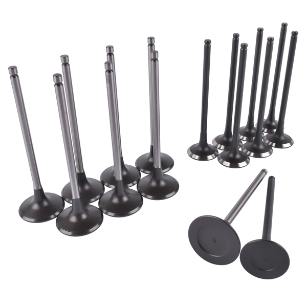 进排气门套装 Intake & Exhaust Valves Fit for Kia Optima Rondo 2006-2009 Hyundai Sonata 2006-2007 2.4L 2359CC L4 DOHC 2221225040 2221125000-4