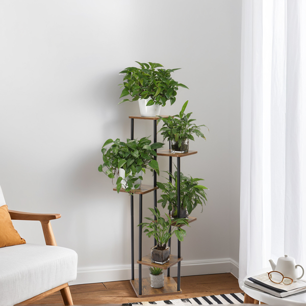 6层 铁木 116*30*30cm 铁木植物架-19