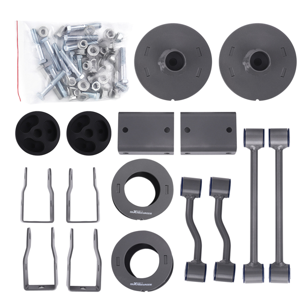 2.5英寸悬挂高度提升套件 前后通用 适用于Jeep牧马人JL 2WD/4WD 2018-2023款-2