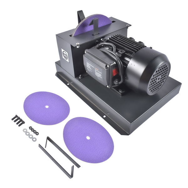 磨刀机 Lawn Mower Blade Sharpener 1HP 750W with 9 Inch Grinding Wheel Fit for Gator Blades-5