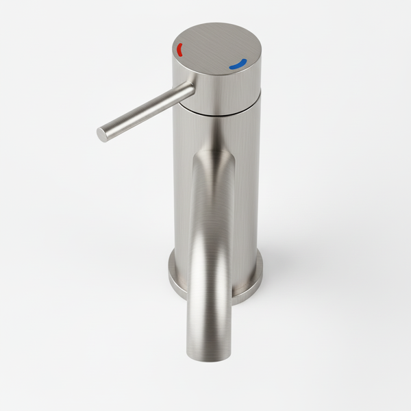 单柄浴室水龙头卫生间水龙头不锈钢单孔T10，拉丝镍【周末不发货，TK/TEMU订单仅支持自提】-2