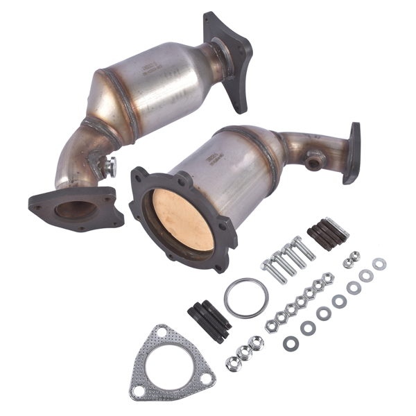 三元催化器 2Pcs Front Catalytic Converters Left and Right Fit for Nissan Altima 3.5L V6 16221 16222-2