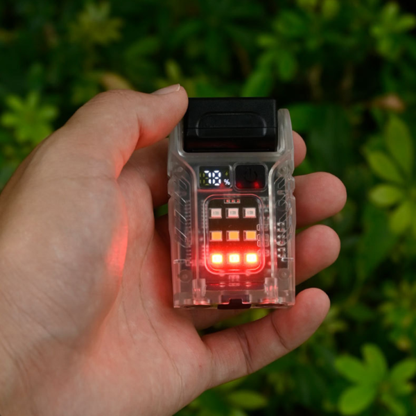 USB可充电LED手电筒露营远足7种照亮模式手电筒迷你应急工作灯(物流仅支持发USPS，TK/TEMU仅自提)-9