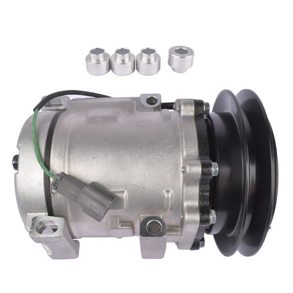 汽车空调压缩机 AC Compressor 24V 20Y-810-1260 20Y-979-6121 Fit for Komatsu PC160 PC450 10S15C R134a-7