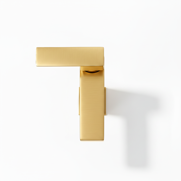 单柄浴室水龙头卫生间水龙头不锈钢单孔-T20，拉丝金【周末不发货，TK/TEMU订单仅支持自提】-2