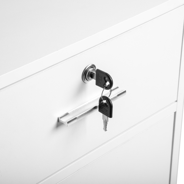 15厘E0刨花板麻面 转角三层1门一抽 沙龙柜 白色-9