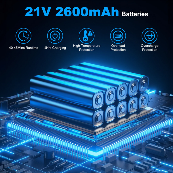 （自提可发加拿大，TK，temu下自提单）800W无线电动雪铲，轻量化设计（7.17磅），折叠式除雪工具配安全锁，适用于露台、人行道、楼梯等冬季清扫场景-7