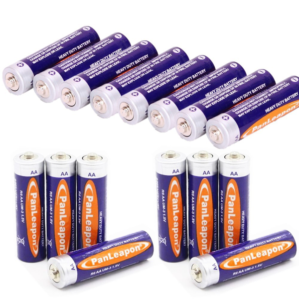 16PCS AA电池1.5V碳锌AA电池，适用于家用电器小型设备-5