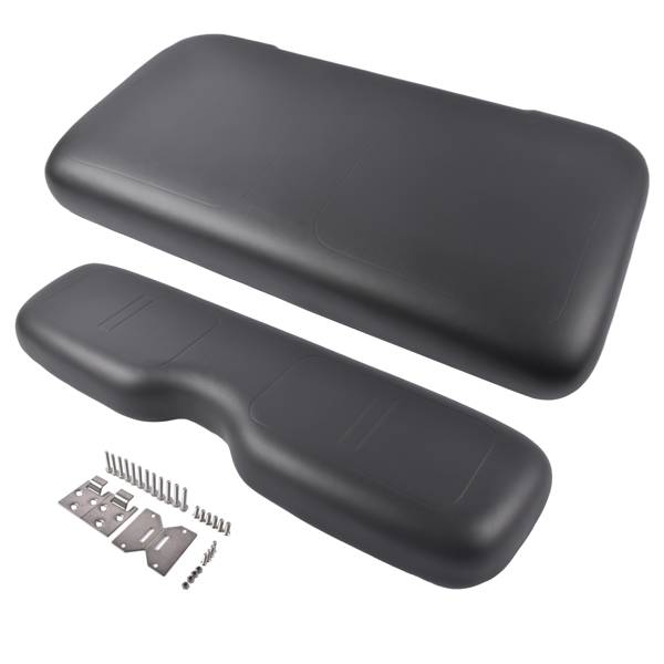 坐垫套装 Golf Cart Front Seat Bottom Cushion & Seat Back Replacement for EZGO TXT 1994-2013 71611-G02 71751-G01 71751-G04-6