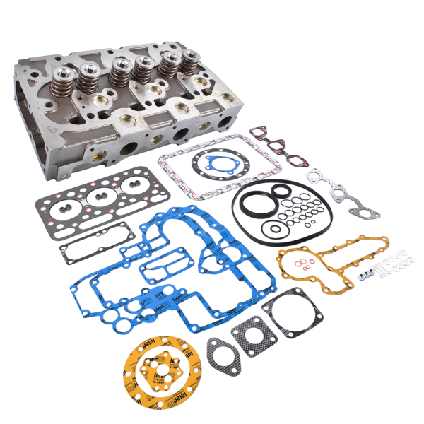 缸盖总成 Complete Cylinder Head Gasket Set Fits for Kubota L225 L245 D1102 D1101 L2201 L2000 Engine 15321-03040, 15321-03042-3