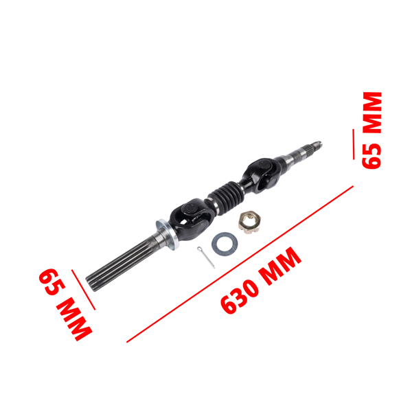 驱动轴 2Pcs Rear Axle Fits for Kubota RTV900 1100 1140 CPX Orange 4x4 All Years-7
